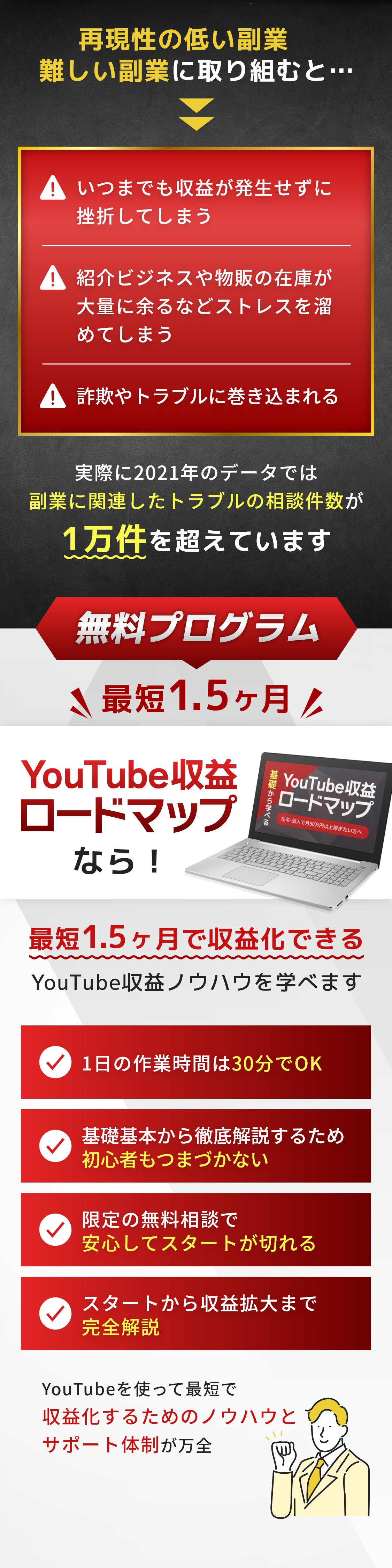 再現性の低い副業・難しい副業に取り組むと…