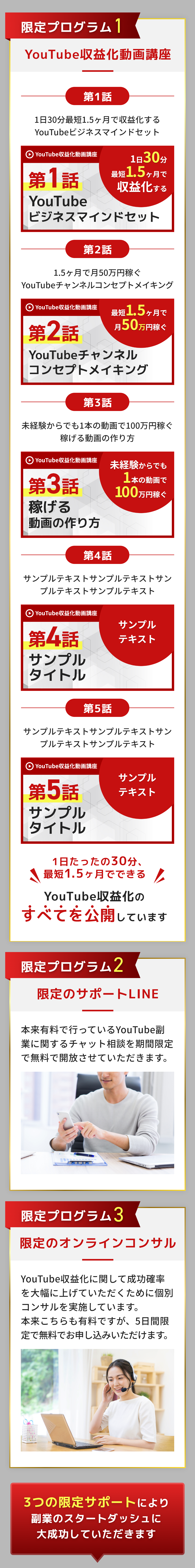 限定プログラム